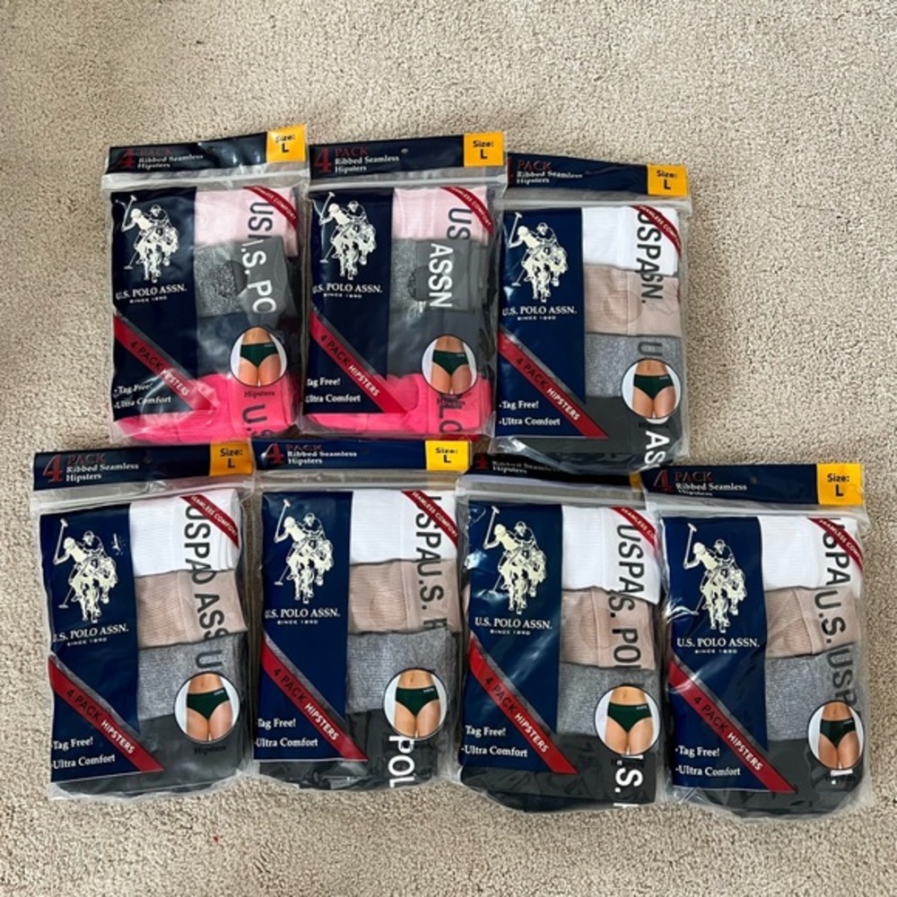 U.S Polo Assn BUNDLE Size Large Seamless Underwear